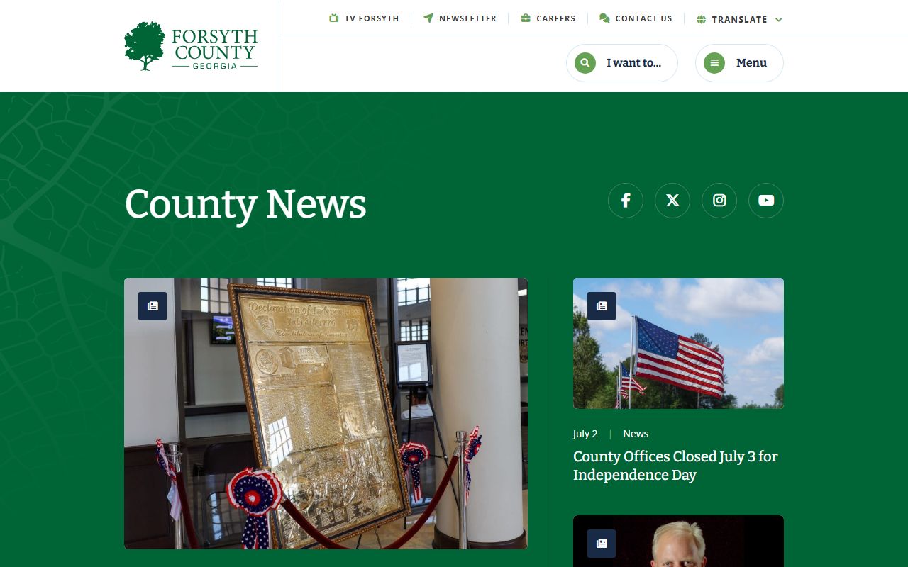 Forsyth County court records county news